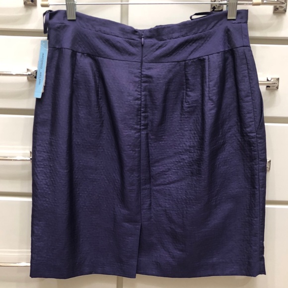 Antonio Melani Purple Skirt w/pockets NWT 💜 Sz 10 - Picture 2 of 4
